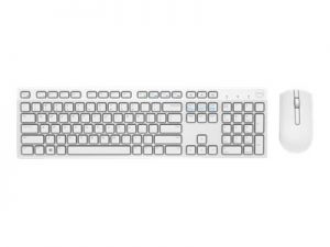 Dell KM636 - keyboard and mouse set - QWERTY - US International - white
