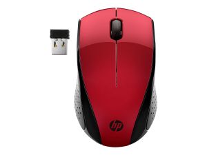 HP 220 - mouse - 2.4 GHz - sunset red