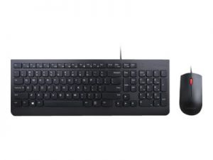 Lenovo Essential Wired Combo - keyboard and mouse set - Norwegian