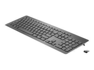 HP Premium - keyboard - UK - anodised aluminium trimmed