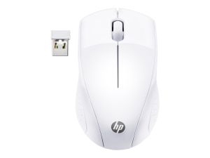 HP 220 - mouse - 2.4 GHz - snow white