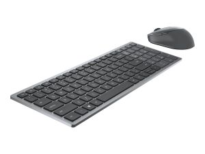 Dell Multi-Device KM7120W - keyboard and mouse set - UK - titan grey