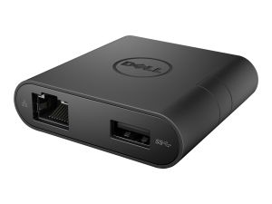 Dell Adapter DA200 - docking station - USB-C - VGA, HDMI - GigE